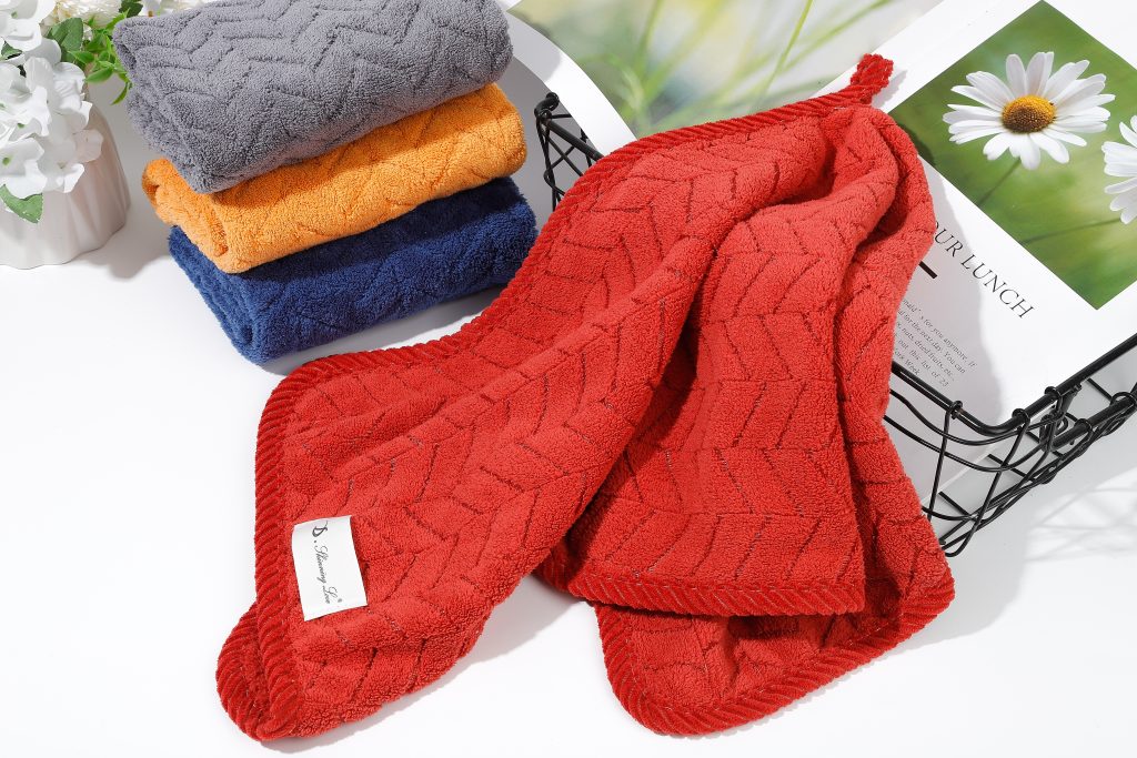 Coral fleece towel